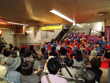 昨年の様子（吹奏楽演奏）