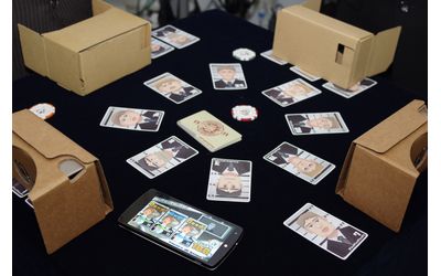 世界初！テーブルカードゲーム×VR技術　4人対戦VRスパイゲームをUEIソリューションズが発表　東京ゲームショウ2016にてβ版をプレイアブル展示