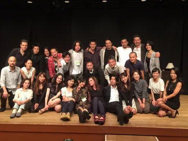 2015年のワークショップ参加俳優と