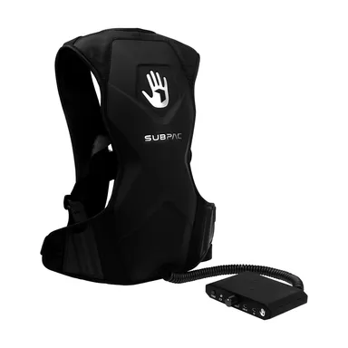 SubPac M2：バックパックのように背負って使う「ウェアラブルタイプ」