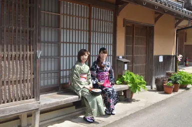 着物でぶらり街歩き