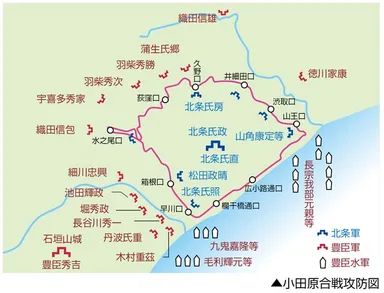 小田原征伐と一夜城(石垣山城)