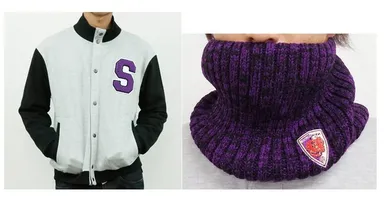 スウェットブルゾン＆ネックウォーマーのセット