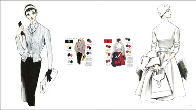 ファッション画はお手本を参考にしても楽しい