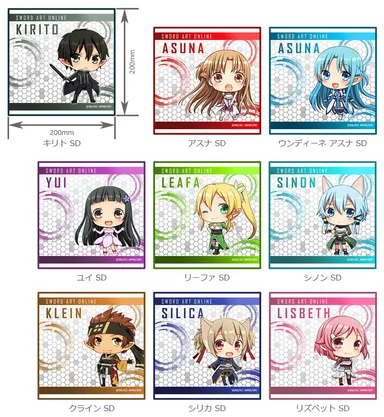 ミニタオル『ソードアート・オンラインII』