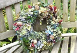 アジサイのリース（イメージ）