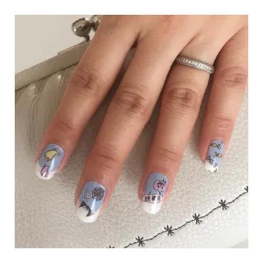 ハロウィン・ネイル　パステルカラー