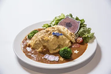 ハロウィンよりお昼寝ウォンバットさんオムライス