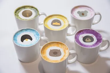 ウォンバットさんたちのホットラテ