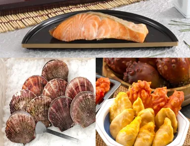 “んめぇ！” みやぎセット(ギンザケ＆ホタテ＆ホヤ)