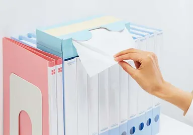 『横から取り出せるボックスティシュー』使用イメージ2