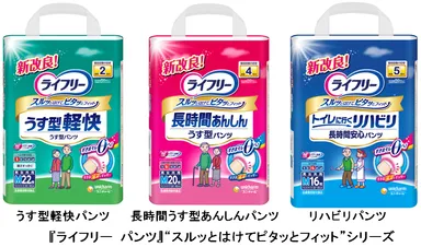『ライフリー パンツ』“スルッとはけてピタッとフィット”シリーズ