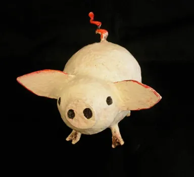 「ブタ・・・・」　オブジェ