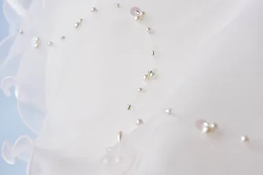 真珠の海　職人の手によるパール刺繍