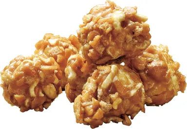 柿種クランチキャラメルポップコーン 生地