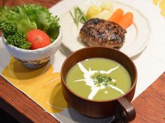 抹茶ポチャージュ調理例1