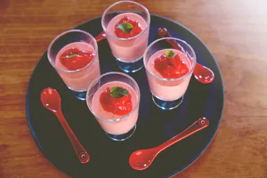 イチゴのババロア