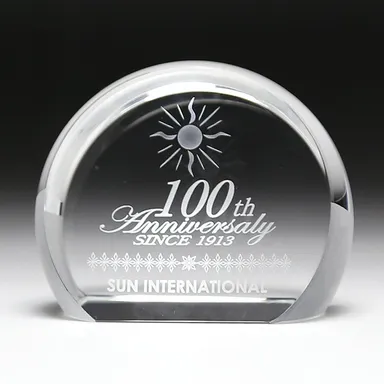 クリスタルペーパーウエイト