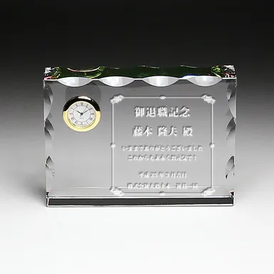 クリスタル時計