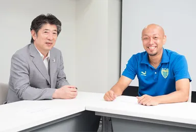 左：中西洋一先生 右：久光重貴さん