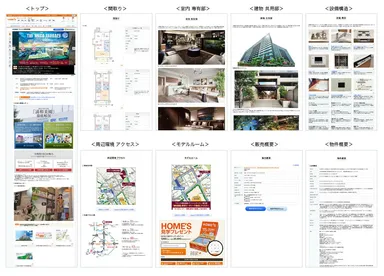 【HOME’S新築分譲マンションサイト】イメージ図：PC
