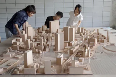 ジオラマ都市模型を常設展示