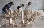 ジオラマ都市模型を常設展示