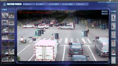 車両・歩行者認識システム(開発中)