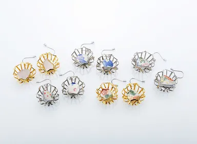 Kiyomizu-yaki×torikago ピアス