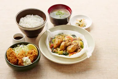 広島産牡蠣のよくばり御膳