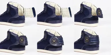 履きやすく脱ぎやすい踵部分のスクラッチシステム