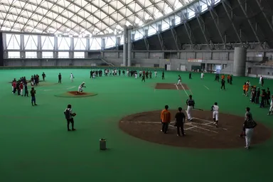 投内連係のようす