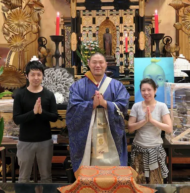 増上寺に作品を寄贈