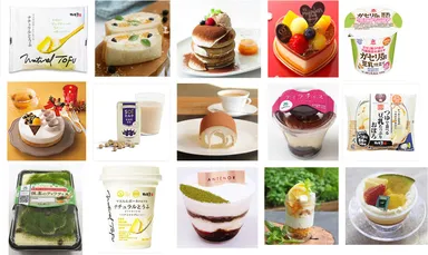 豆乳を使用した商品の一例