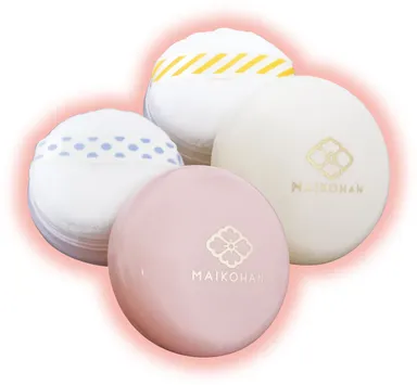 ふわふわのパフ付き