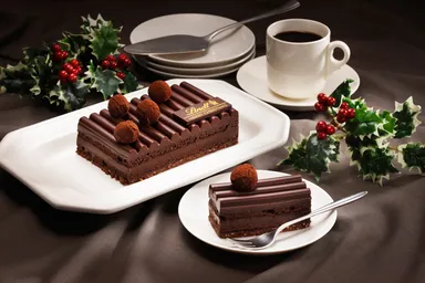 冷凍配送クリスマスケーキ「トリュフショコラ」 3