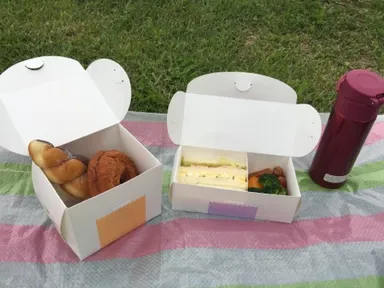 ランチボックスにも