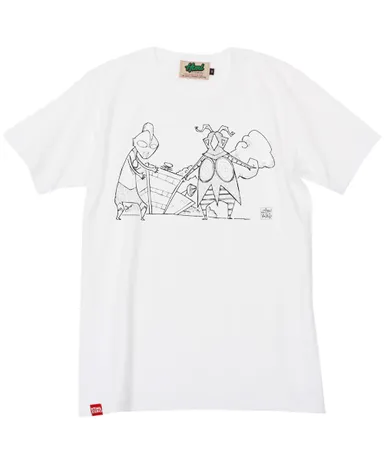 コラボ Tシャツ 白　(C)円谷プロ