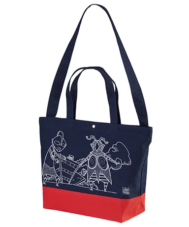 コラボ ショルダーバッグ 紺＆赤　(C)円谷プロ