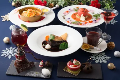 全8品のクリスマスメニューイメージ
