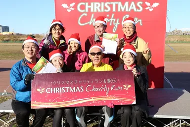 クリスマスチャリティラン2015の様子 1