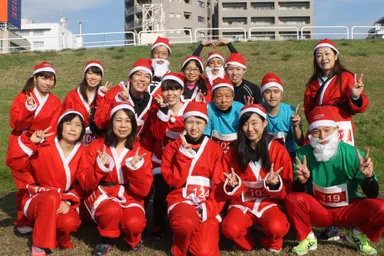 クリスマスチャリティラン2015の様子 2