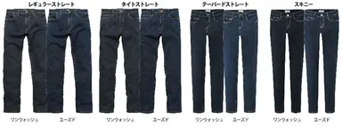 ・ウォームタッチジーンズ 