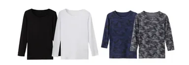 ・クルーネック長袖