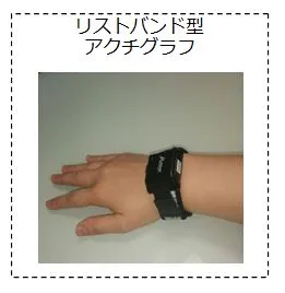 リストバンド型アクチグラフ