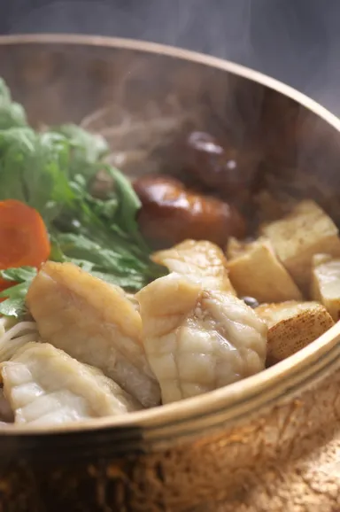 ふぐのすき焼き