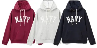 ・裏シャギーロゴパーカ