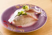 秋刀魚の握り 280円(税別) 2