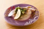 秋刀魚の握り(炙り) 280円(税別) 2