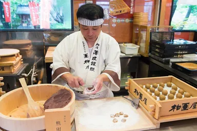 「柏屋 薄皮饅頭」創作体験イメージ